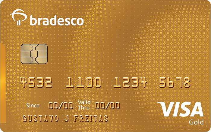 Cartão de crédito Bradesco Visa Gold