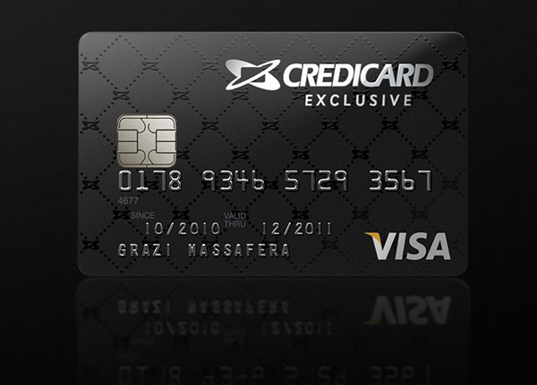 Cartão de crédito Credicard Exclusive - MEMIVI