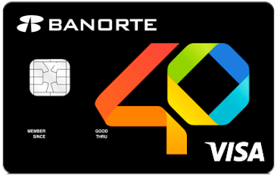 Tarjeta de crédito Los 40 Banorte