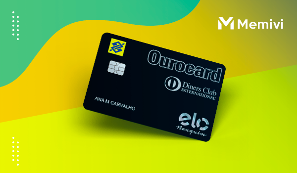 Cartão de crédito Ourocard Elo Nanquim Diners Club