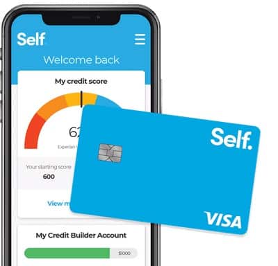 Self Credit Builder Secured Visa Credit