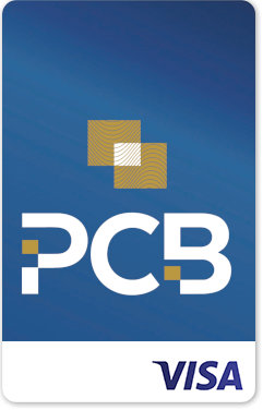PCB Secured Visa Credit Card