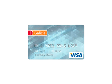 Tarjeta Visa Internacional Banco Galicia
