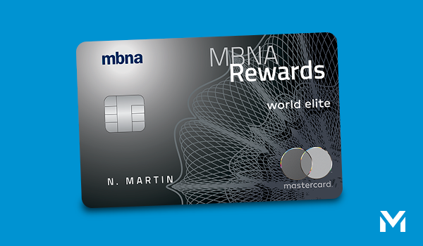 Source: MBNA World Elite MasterCard Credit Card