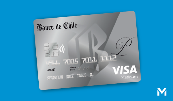 tarjeta de crédito Banco de Chile Platinum 