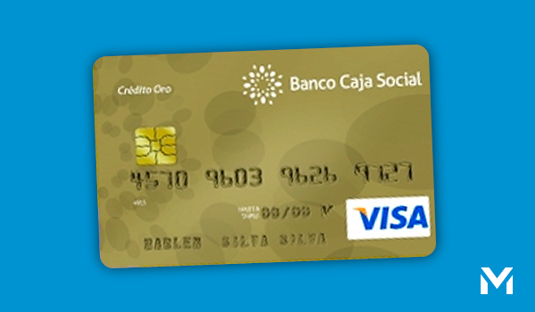 Tarjeta Oro Banco Caja Social