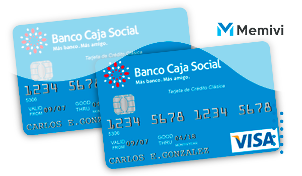 Tarjeta Clásica Banco Caja Social