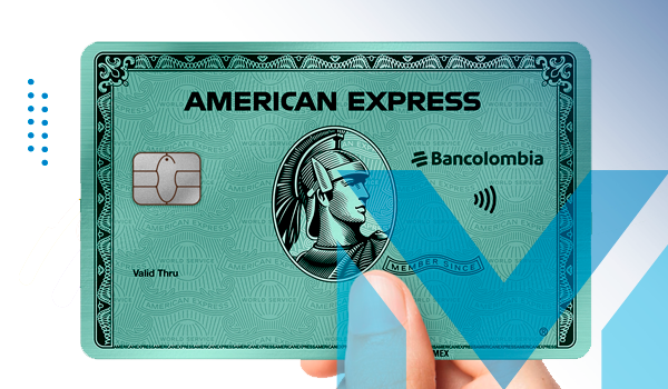 Tarjeta de crédito Green American Express Bancolombia