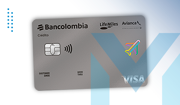 Tarjeta de crédito Avianca Lifemiles Visa Bancolombia