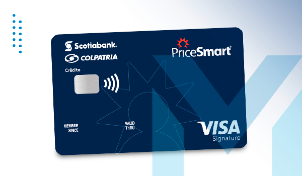 Tarjeta de crédito PriceSmart Visa Signature Scotiabank Colpatria